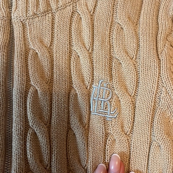 Ralph Lauren Cable Knit Zip-up - Picture 2 of 4